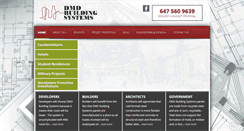 Desktop Screenshot of dmdbuilding.com