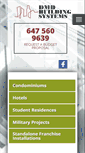 Mobile Screenshot of dmdbuilding.com